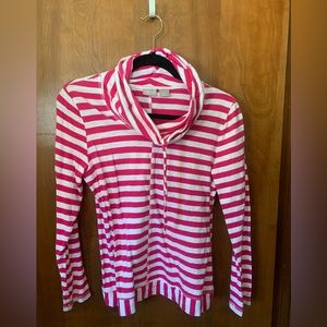 Chico’s, size 1, striped top.